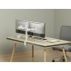 Equip 650167 soporte para monitor 81,3 cm (32'') Escritorio Blanco