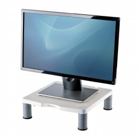 Fellowes Standard Monitor Riser soporte para monitor 53,3 cm (21'') Escritorio Gris, Blanco