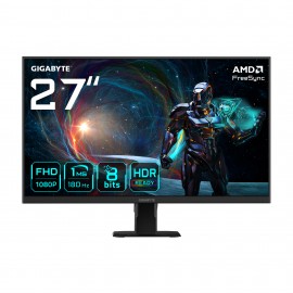 GIGABYTE GS27FA 27” Monitor de Juego FHD - 1920 x 1080 (FHD), 180Hz, 1ms, 300 cd/m2, FreeSync, HDR Ready, HDMI 2.0