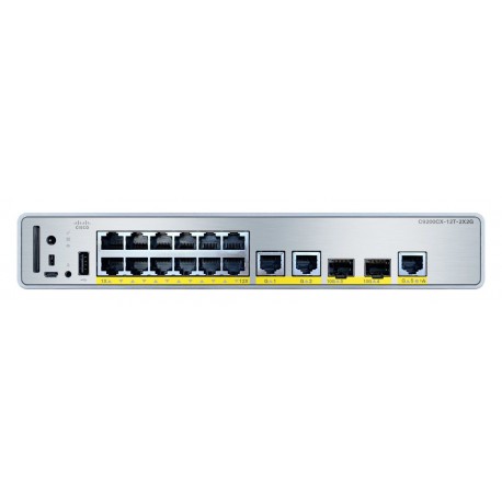 Cisco C9200CX-12T-2X2G-E switch Gestionado Gigabit Ethernet (10/100/1000) Energía sobre Ethernet (PoE)