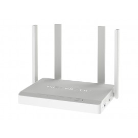 KN-1011 router inalámbrico Gigabit Ethernet Doble banda (2,4 GHz / 5 GHz) Gris, Blanco