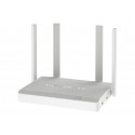 KN-1011 router inalámbrico Gigabit Ethernet Doble banda (2,4 GHz / 5 GHz) Gris, Blanco