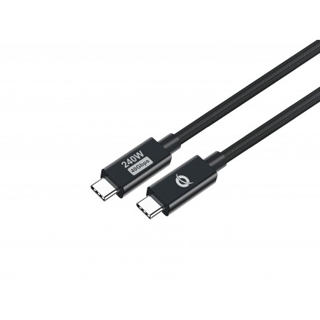 Conceptronic ETTA04B20 cable USB USB4 Gen 3x2 2 m USB C Negro