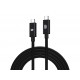 Conceptronic ETTA04B20 cable USB USB4 Gen 3x2 2 m USB C Negro