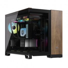 Corsair CC-9011286-WW carcasa de ordenador Midi Tower Negro, Nuez