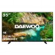 Tv daewoo 55pulgadas led 4k uhd - 55dm62ua - android smart tv - wifi - hdr - hlg