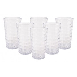 PACK 6 UNIDADES VASO 750 ML. MOD. BAUHAUS COLOR TRANSPARENTE