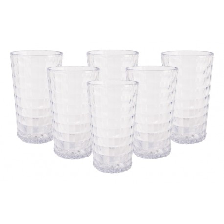 PACK 6 UNIDADES VASO 750 ML. MOD. BAUHAUS COLOR TRANSPARENTE