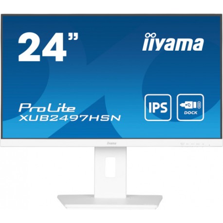 iiyama ProLite XUB2497HSN-W2 pantalla para PC 60,5 cm (23.8) 1920 x 1080 Pixeles Full HD LED Blanco