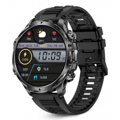 KSIX VENTURE BLACK / SMARTWATCH XXL 1.85