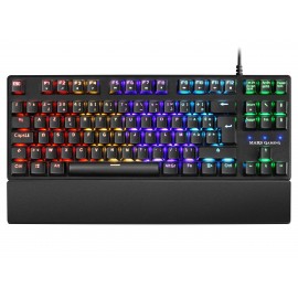 MARS GAMING - Mars Gaming MKXTKLBFR teclado USB Francés Negro - MKXTKLBFR