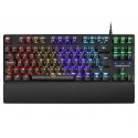 MARS GAMING - Mars Gaming MKXTKLBFR teclado USB Francés Negro - MKXTKLBFR