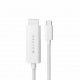 HYPER HD6007WHGL cable HDMI 2,5 m USB-C HDMI tipo A (Estándar) Blanco