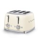 Smeg TSF03CREU tostadora 4 rebanada(s) Crema de color 2000 W