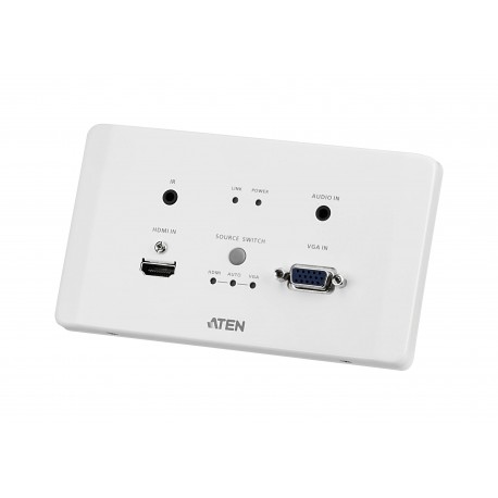 Aten VE2812AEUT extensor audio/video Transmisor de señales AV Blanco