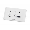 Aten VE2812AEUT extensor audio/video Transmisor de señales AV Blanco