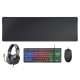 MARS GAMING - Mars Gaming Combo Gaming 4en1 MCP-RGB3 - mcprgb3pt