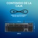 Logitech G Teclado mecánico para gaming con cable de perfil bajo G915 X, teclas de PBT