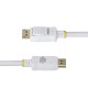 StarTech.com Cable DisplayPort 1.2 Certificado VESA Blanco de 1,8m - Cable DP 1.2