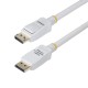 StarTech.com Cable DisplayPort 1.2 Certificado VESA Blanco de 1,8m - Cable DP 1.2