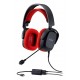 XPG PRECOG STUDIO Auriculares Alámbrico Diadema Juego USB Tipo C Negro, Rojo