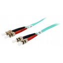 Equip ST/ST 50/125?m 2.0m 2m ST ST OM3 Turquesa cable de fibra optica