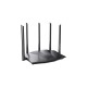 Tenda TX12 PRO router inalámbrico Ethernet rápido Doble banda (2,4 GHz / 5 GHz) Negro