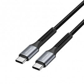 CABLE USB-C A USB-C 1 M NEGRO/GRIS VENTION