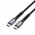 CABLE USB-C A USB-C 1 M NEGRO/GRIS VENTION