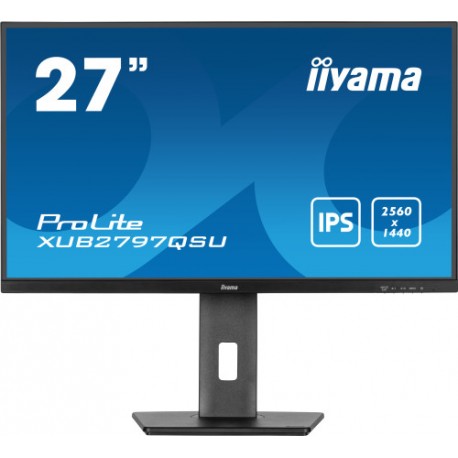 iiyama ProLite XUB2797QSU-B2 pantalla para PC 68,6 cm (27) 2560 x 1440 Pixeles 4K Ultra HD LED Negro