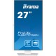 iiyama G-MASTER XUB2797QSN-W2 pantalla para PC 68,6 cm (27) 2560 x 1440 Pixeles 4K Ultra HD LED Blanco