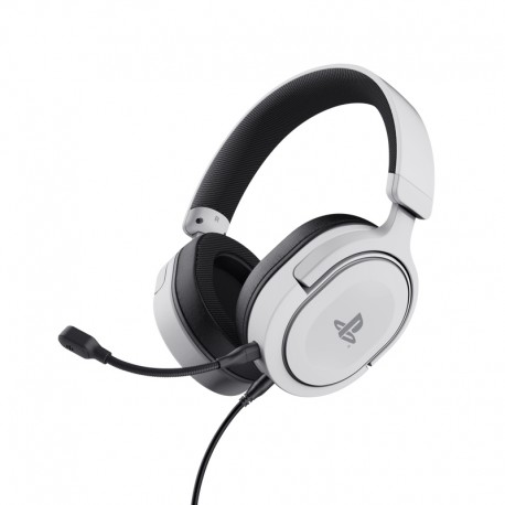 Trust GXT 498 Forta Auriculares Alámbrico Diadema Juego Negro, Blanco