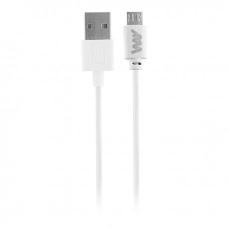 WAY- Cable de carga y datos 1 metro MICRO USB