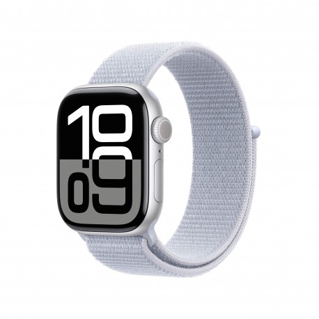 APPLE - Apple Watch Series 10 OLED 42 mm Digital 374 x 446 Pixeles Pantalla táctil 4G Plata Wifi GPS (satélite) - mwx53ql/a