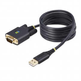 StarTech.com Cable Adaptador USB a Serie DB9 RS232 FTDI de 2m - Retención COM