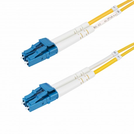 StarTech.com Cable de Fibra Óptica Dúplex LC a LC (UPC) OS2 Monomodo de 10m